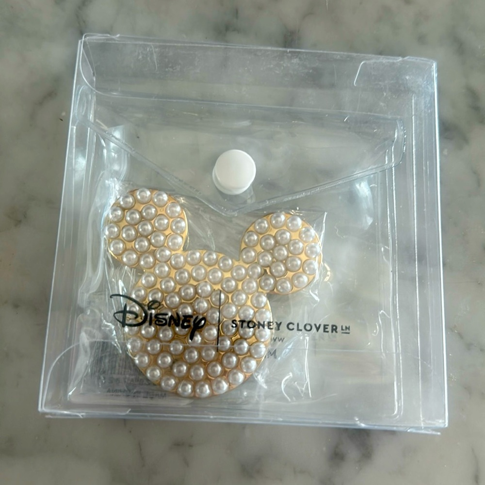 BNWT Stoney Clover Lane Pearl Mickey brooch